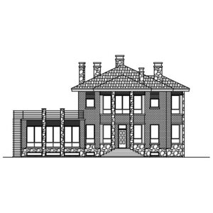 Проект дома Catalog-Plans-58-87RACL (423,98кв. м, 18,1x14,1м, газобетонные блоки 400)