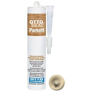 Профессиональный акрилатный герметик для паркета и ламината OTTOSEAL Parkett A221 C884 (пепельный), 310мл