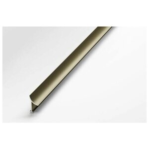 Профиль алюминиевый внутренний универсальный для плитки до 10 мм, лука ПК 06-1.2700.04л, длина 2,7м, 04л - Анод бронза матовая