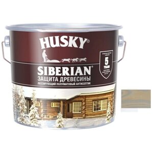 Пропитка для дерева Husky Siberian полуматовая, антик (2,7л)
