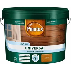 Пропитка защитная Pinotex Universal 2 в 1 орегон 9 л