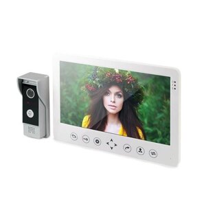 Проводной Hands Free видеодомофон - HDcom W-105 (10-дюймовый монитор с функцией видеозаписи по движению) в подарочной упаковке