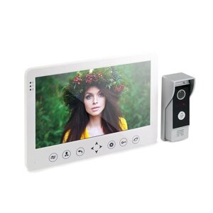 Проводной Hands Free видеодомофон - HDcom W-105 (10-дюймовый монитор с функцией видеозаписи по движению)