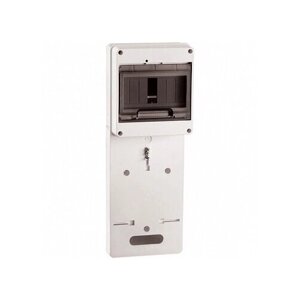 Распределительный шкаф ПУ, 7 мод, IP40, навесной, пластик, белая дверь, с клеммами | код. MPP10-1 | IEK (8шт. в упак.)