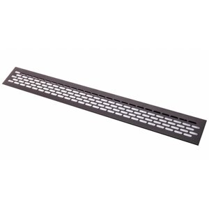 Решетка вентиляционная для мебели и подоконников, 480*60, черная
