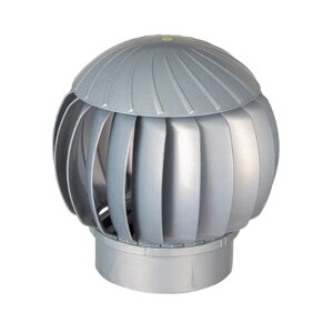 Ротационный дефлектор (Турбодефлектор) 160 Серебристый пластиковый