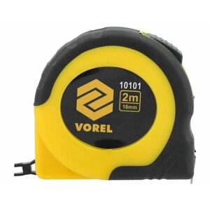 Рулетка Vorel желто-черная 2 м x16 мм арт. 10101