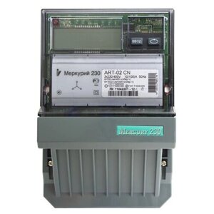 Счётчик электроэнергии Меркурий 230 ART-02 CN 10-100А / 3-х фазный / ЖКИ / 2 тарифа
