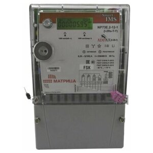 Счетчик электроэнергии NP73E. 2-12-1 (I-2Rs-T-Y) (2-29-1) (FSK) 100А 3х230/400В