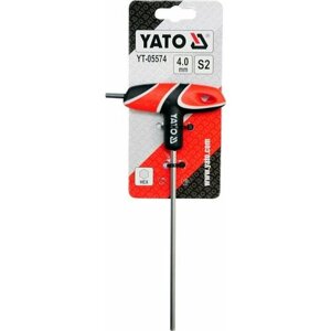 Шестигранник YATO с Т-образной рукояткой 4 мм, YT-05574