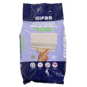 Шпаклевка полимерная GIFAS FINISH 4кг