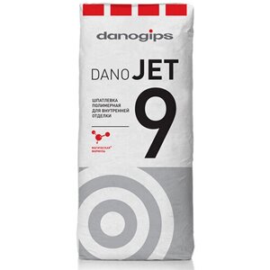 Шпаклевка полимерная выравнивающая Dano JET 9 20 кг Danogips