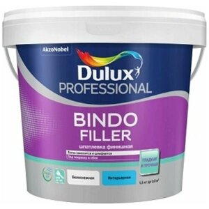 Шпатлевка для стен и потолков Dulux Professional Bindo Filler финишная 0,9 л. 1,5 кг.