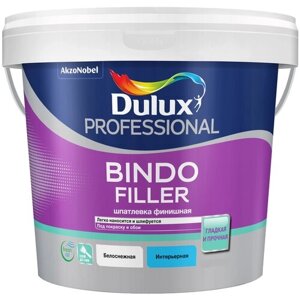Шпатлевка Dulux Bindo Filler, белоснежная, 15 кг