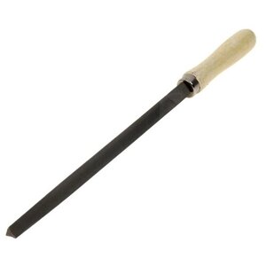 Сибртех Напильник "СИБРТЕХ", 250 мм, трехгранный, деревянная ручка