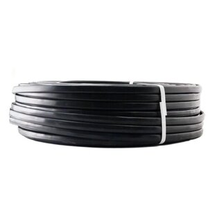 Силовой кабель ВВГпнг (А) LS 3x6 ГОСТ, Еврокабель, плоский, черный), 10 метров