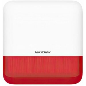 Сирена Hikvision DS-PS1-E-WE (Red Indicator) белый, 1 шт.