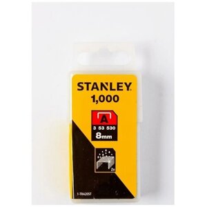 Скобы STANLEY для степлера, 1-TRA205T, 8 мм, 1000 шт.