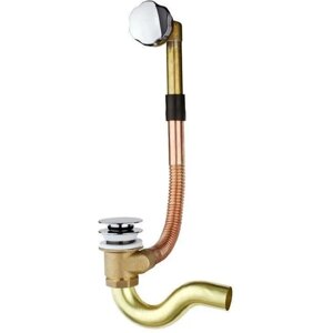 Слив-перелив (обвязка) для ванны автомат GANZER A-1 хром
