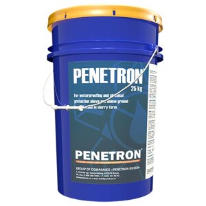 Смесь для гидроизоляции бетонных поверхностей Пенетрон / Penetron ведро 25 кг.