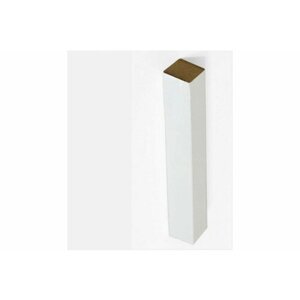 Соединитель для плинтуса МДФ GRACE Смартпрофайл Пеинт (6 шт, 18х18х122 мм, белый под покраску) УТ000024574