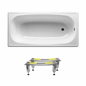 Стальная ванна Sanitana BLB Europa S30001012000000N (B50E12001N) металлическая ванна 150х70 см с ножками, сталь толщиной 2,2 мм