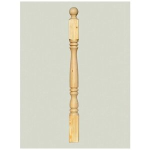 Столб деревянный для лестниц / Англия / Сорт-АВ / 75х75х1160 мм