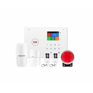 Страж-GSM-Wi-Fi Охрана (Q35243BE) - беспроводная GSM / Wi-Fi сигнализация, GSM сигнализация с датчиками. Поддержка RFID-карт. Двусторонняя связь.