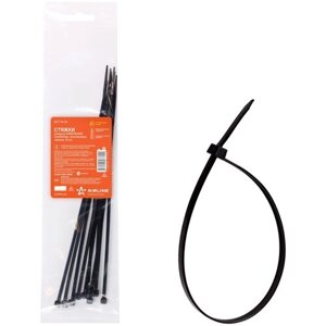 Стяжки (хомуты) кабельные 3,6*250 мм, пластиковые, черные, 10 шт. ACT-N-23 AIRLINE