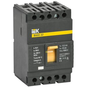 SVA10-3-0016 Автоматический выключатель IEK ВА88-32 3П 16А 25кА