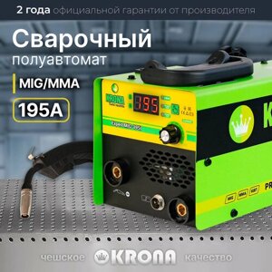 Сварочный аппарат полуавтомат инверторный Krona-195i, сварка без газа