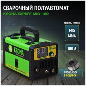 Сварочный аппарат полуавтомат инверторный KRONA Expert MIG 190 3в1/ MIG MMA/ подарок отцу мужу