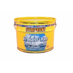 SYMPHONY HARDWOOD / Симфония Хардвуд лак яхтный лак полиуретановый влагостойкий глянцевый 0,9л