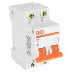TDM electric выключатель автоматический TDM ва47-63, 2п, 16 а, 4.5 ка
