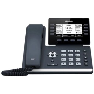 Телефон SIP Yealink SIP-T53W черный упак. 1шт