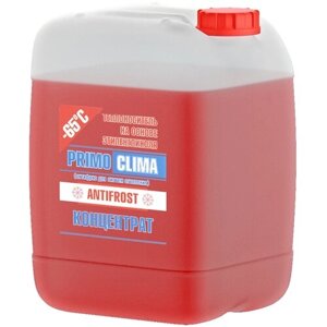 Теплоноситель Primoclima Antifrost концентрат (Этиленгликоль) -65C 20 кг канистра (цвет красный)