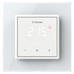 Терморегулятор Terneo S для рамки LIVOLO белый термопласт/стекло