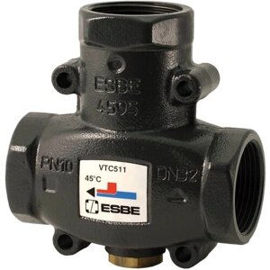 Термостатический смесительный клапан ESBE VTC511 60гр DN25, 51020300