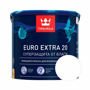 Tikkurila краска tikkurila euro extra 20 2,7 л