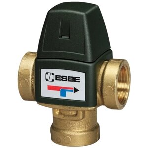 Трехходовой смесительный клапан термостатический Esbe VTA321 31100800 муфтовый (ВР), Ду 20 (3/4"Kvs 1.6