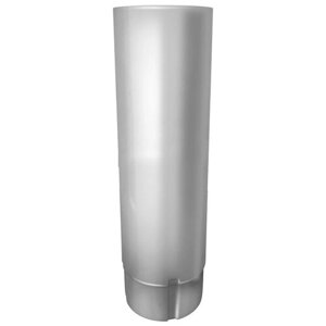 Труба водосточная металл d90мм белый (3м) / Труба водосточная металл d90мм белый (3м)