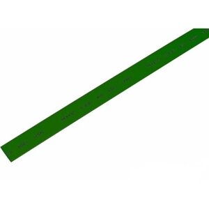 Трубка термоусаживаемая ТУТ 10,0 / 5,0 мм зеленый (1м), комплект 3 шт