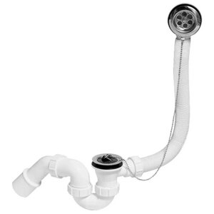 Трубный (коленный) сифон для ванны McALPINE MRB1 с переливом