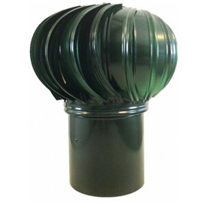 Турбодефлектор крышный ТД-180 оцинкованный зеленый