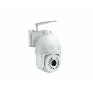 Уличная беспроводная купольная поворотная 4K 3G/4G IP-камера 8Mp Link NC510G-8G-5X-8MP (White) (W4030RU) с записью на SD. Интеллектуальное обнаружени