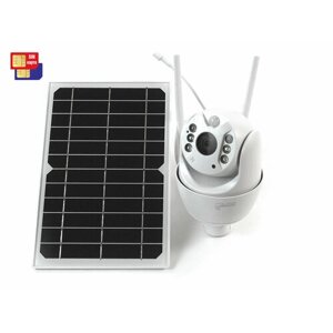 Уличная поворотная камера Link Solar S11-4GS (I36506S11) с солнечной батареей - беспроводная камера солнечной батареи, 4G камера видеонаблюдения