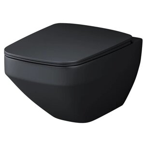 Унитаз подвесной FlashClean с сиденьем микролифт AM. PM Inspire V2.0 C50A1700MBSC черный