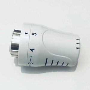 Valfex Термоголовка для радиатора отопления жидкостная (белый цвет) М30 х 1,5