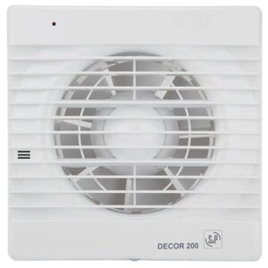 Вентилятор вытяжной Soler & Palau DECOR 200 CH, белый 20 Вт