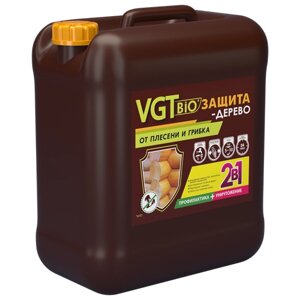 VGT BIO защита дерево антисептик от плесени и грибка, 2 в 1 уничтожение и профилактика (5кг)
